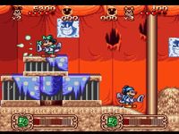 une photo d'Ã©cran de The Great Circus Mystery Starring Mickey and Minnie sur Nintendo Super Nes